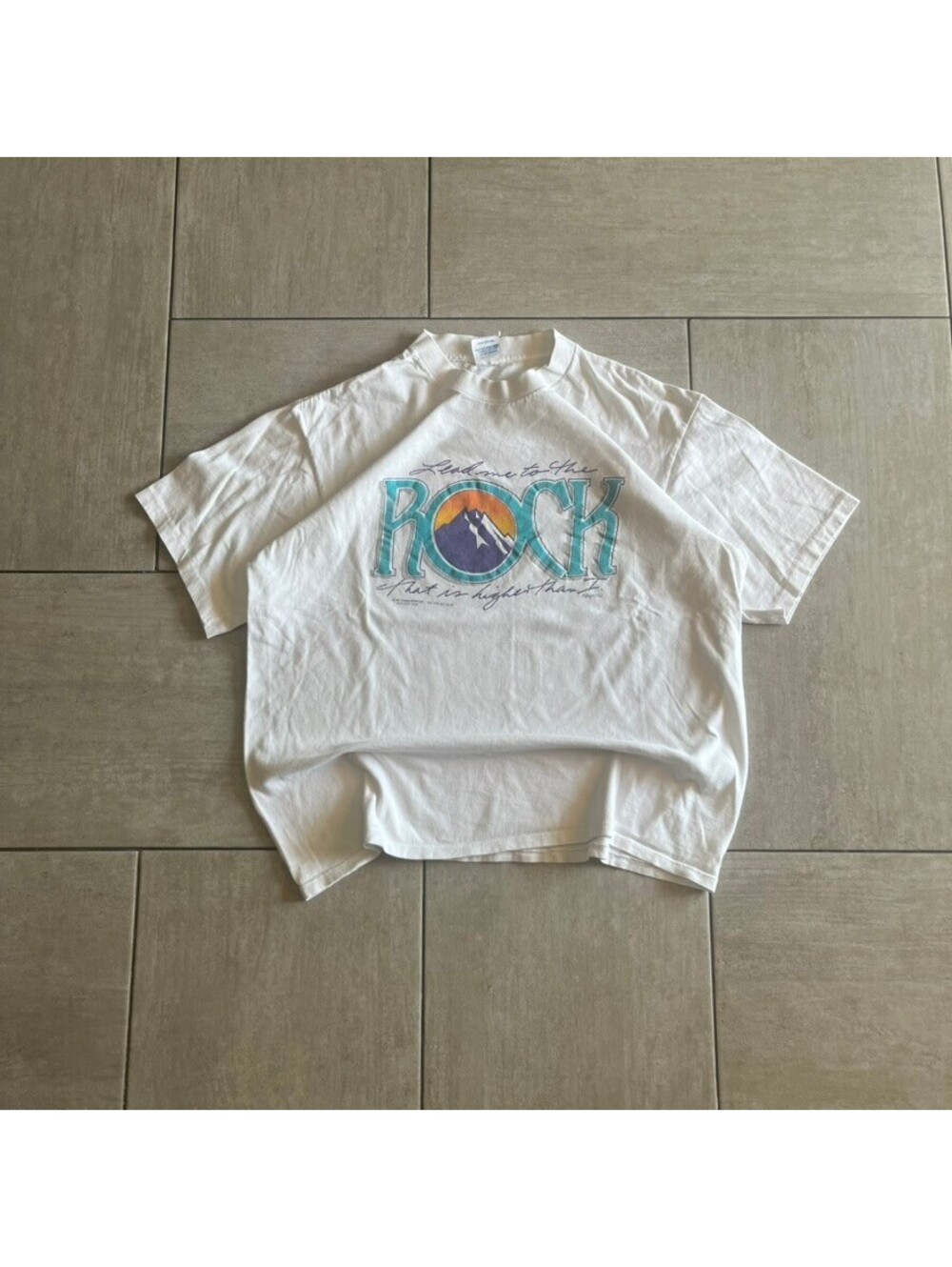 Vintage Spring Ford Classic White Cotton Rock Graphic T-Shirt XL